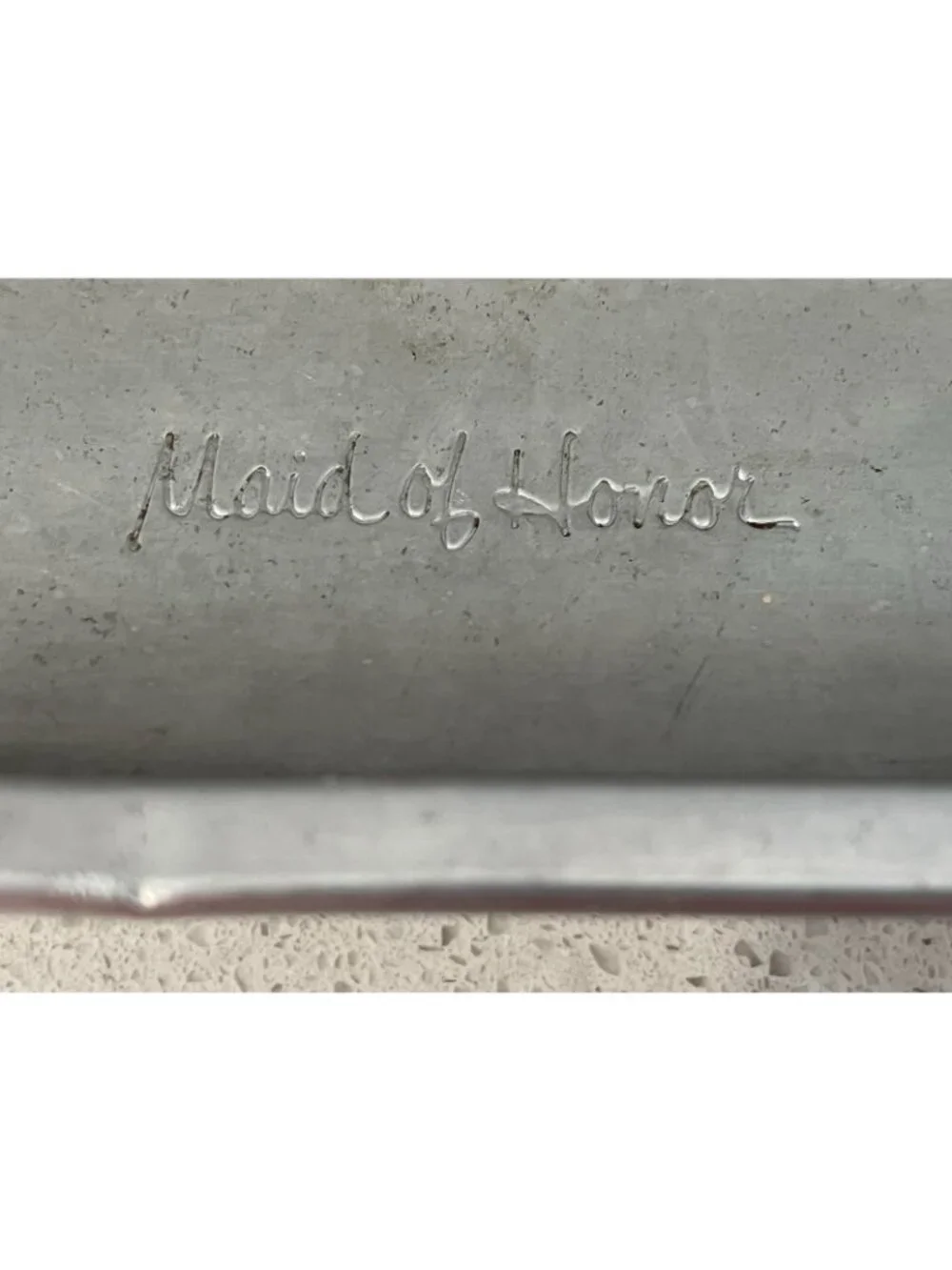 VTG 1950s Maid of Honor Aluminum Bread Box Aqua Turquoise Plaque Pull MCM VG